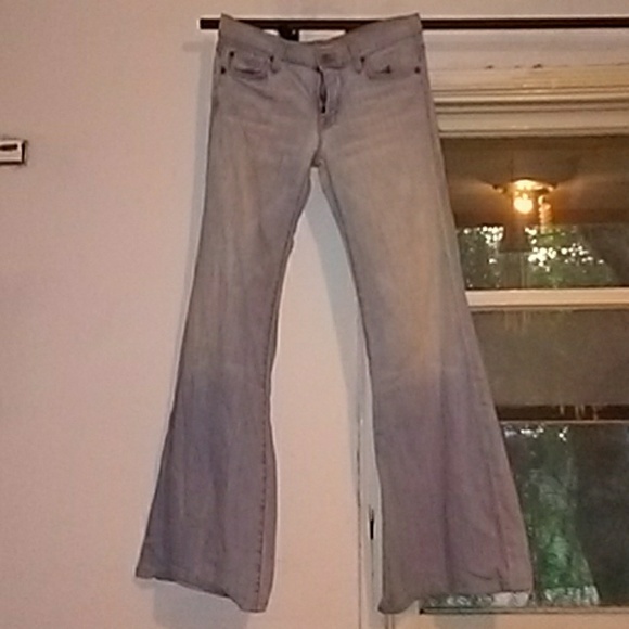 7 FOR ALL MANKIND SZ 27X31.5 SUPER FLARE EUC - Picture 1 of 4
